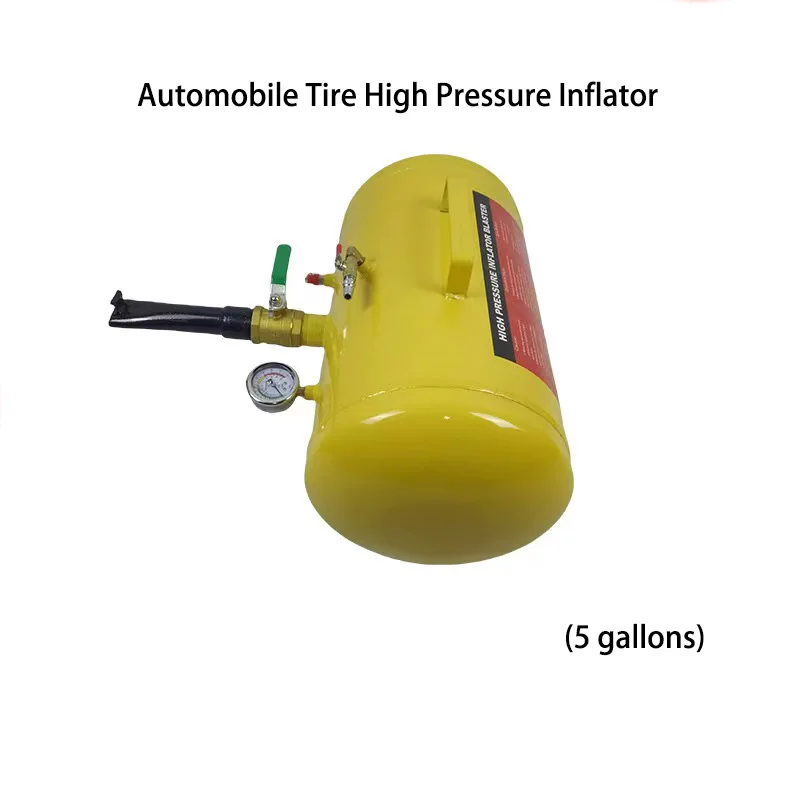 자동차 타이어 고압 인플레이터 튜브리스 타이어 수리 도구 정밀 압력 게이지가 있는 자동차 고압 인플레이터