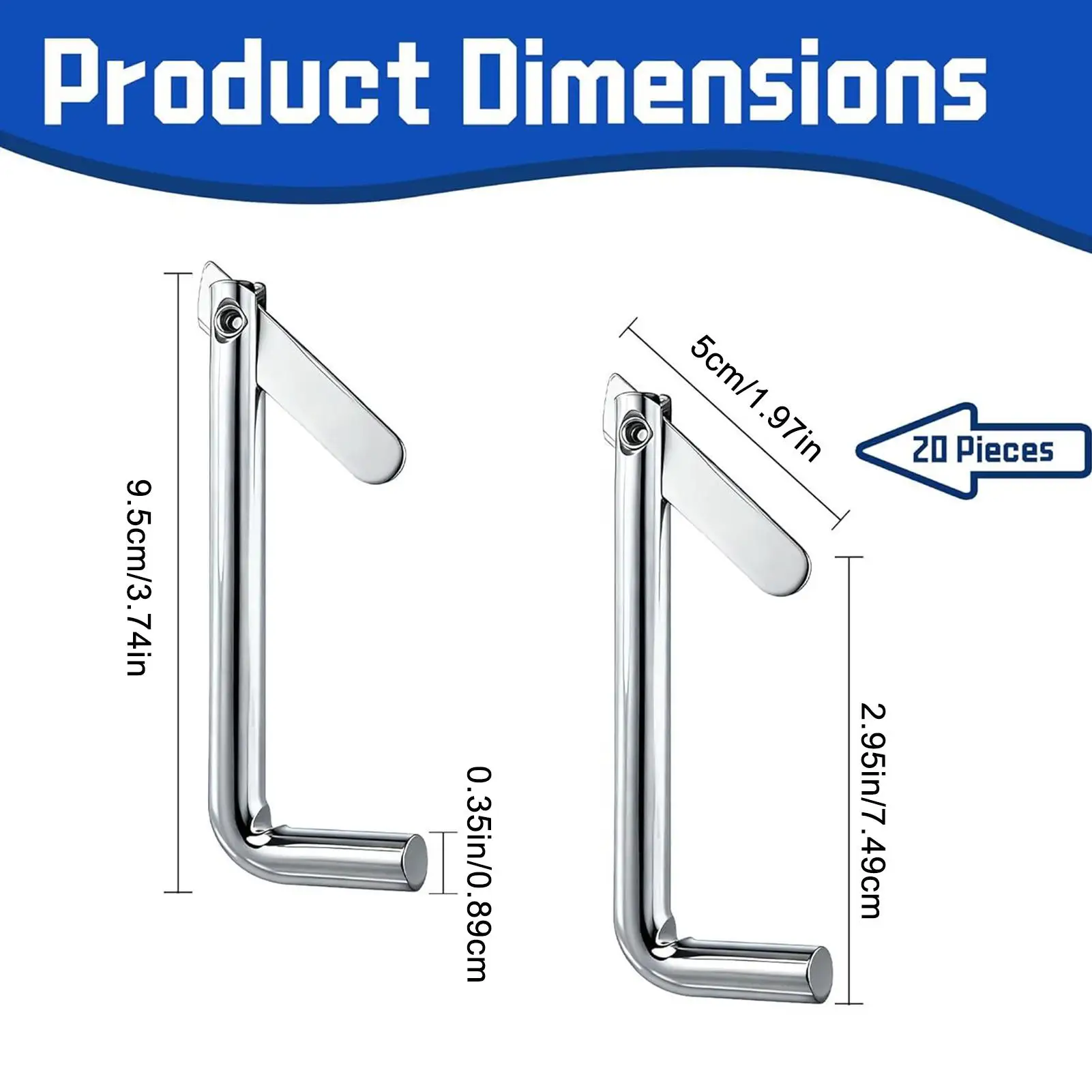 ملحقات السقالات تبديل السحابات التجنيب المقاومة للصدأ 20 قطعة دبابيس قفل سقالة قابلة للفصل لبناء المقاولين #6
