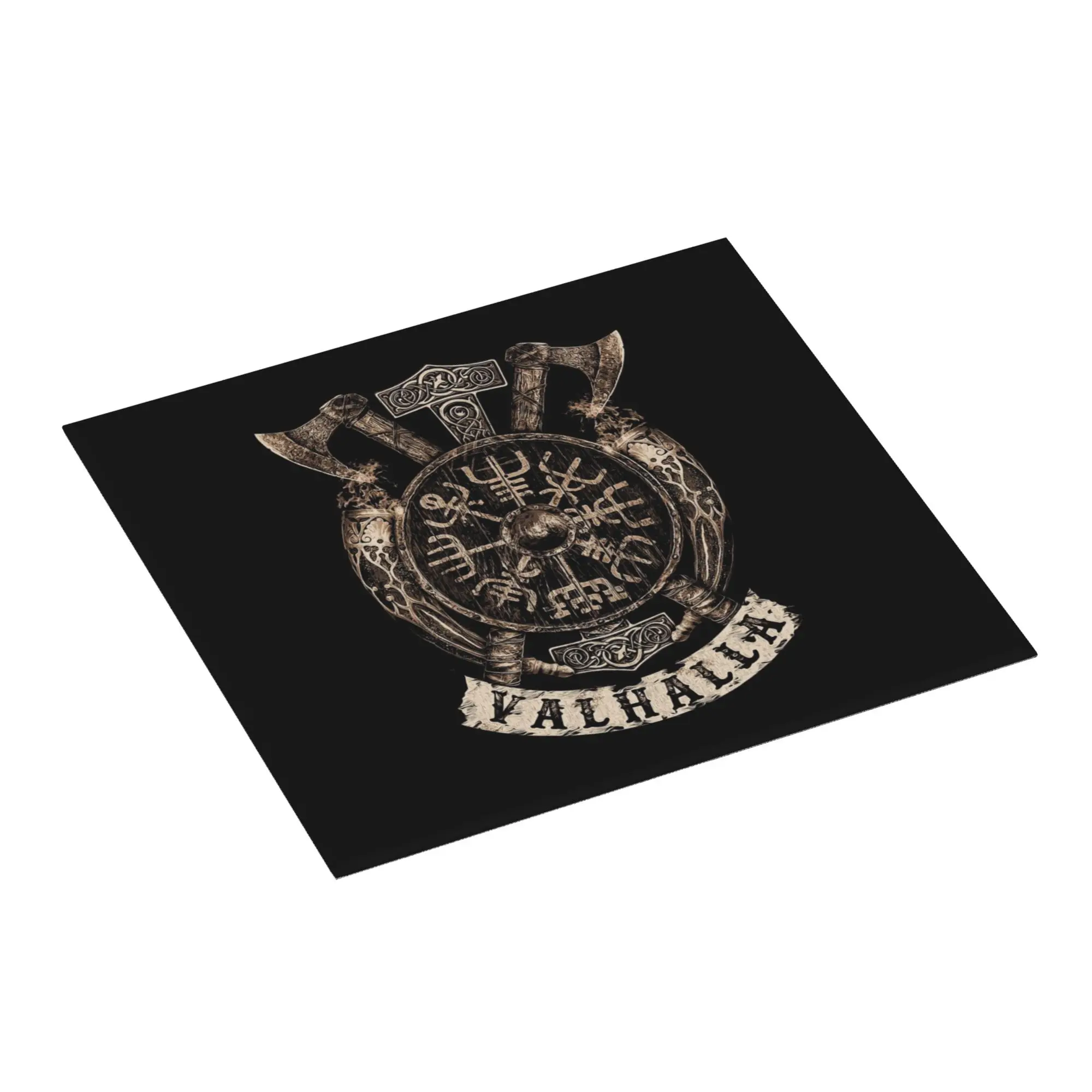 Drying Mat For Kitchen Viking Vegvisir Shield Water Absorbent Waterproof Reusable  On Slip Kitchen Counter Protector Mat
