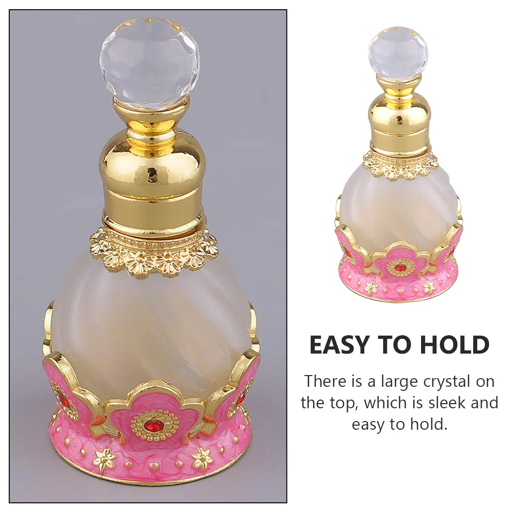 

Perfume Bottle Essential Oil Holder Empty Spray Bottles Glass Eye Dropper Subpackaging Container Practical Alloy Travel