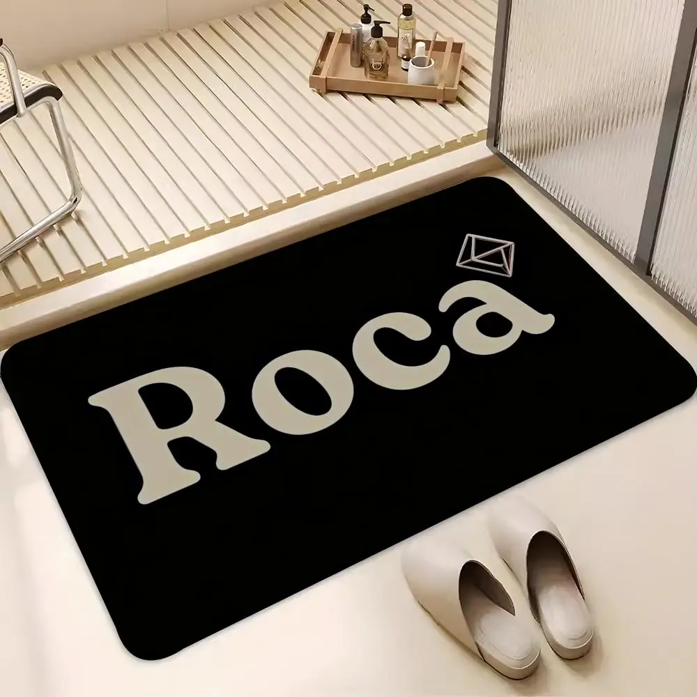 Hit Anime R-Ro-caS Floor Mat Absorbent Floor Mat Non-Slip Entrance Rug for Bathrooms Restrooms and Toilets
