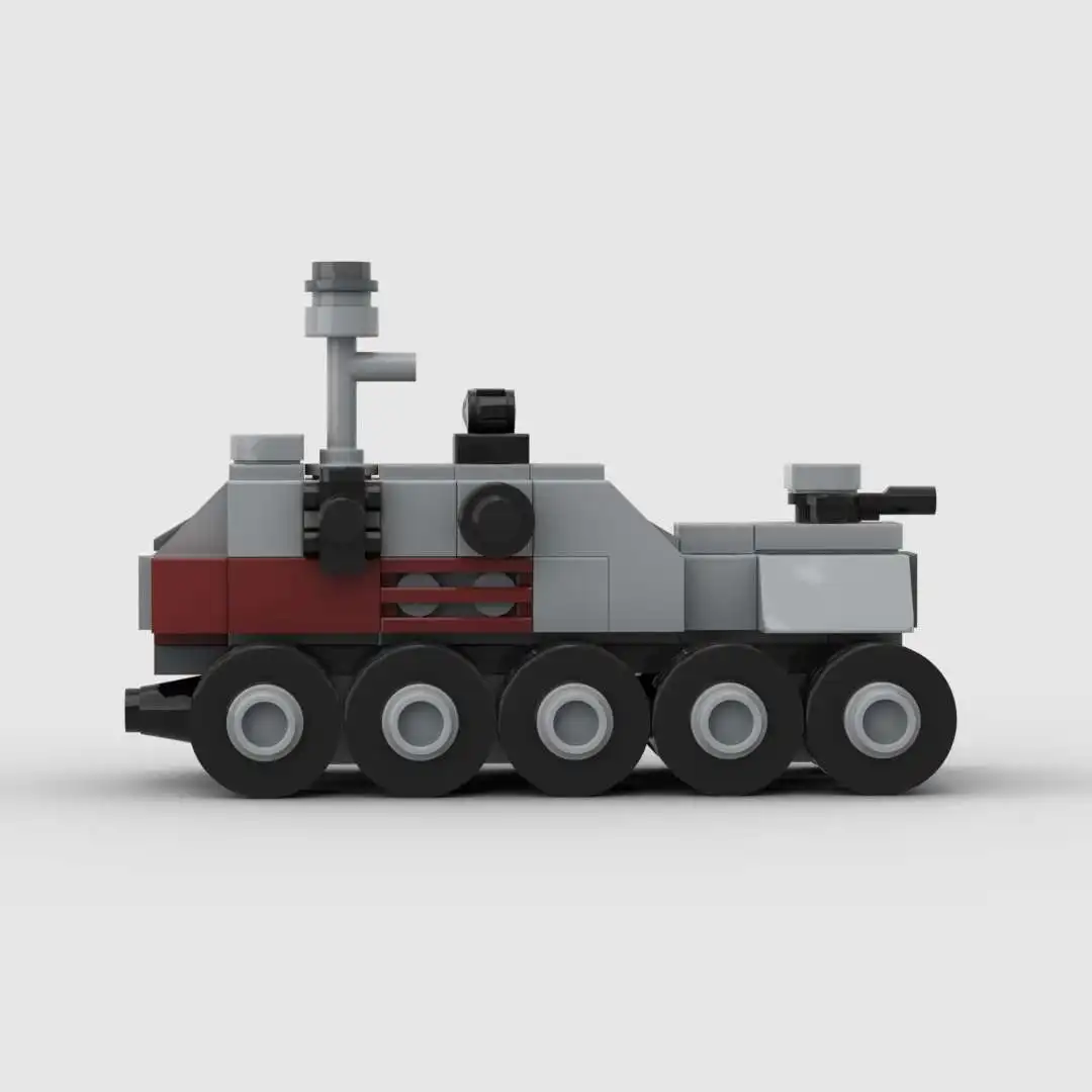 120 small particles MOC building blocks assembly HAV wA6 Dominator Turbine Tank Planet Battle Clone Wars Model Children's Toy