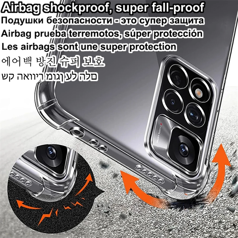 Shockproof Cover For Clear Case Realme Gt Neo 2 5 6 7 8 Q3 Q5 9 10 Pro Plus 3t X50 X50m 5g Q3s C30 C35 9i 8i 6i 5i C21 X3 Cases