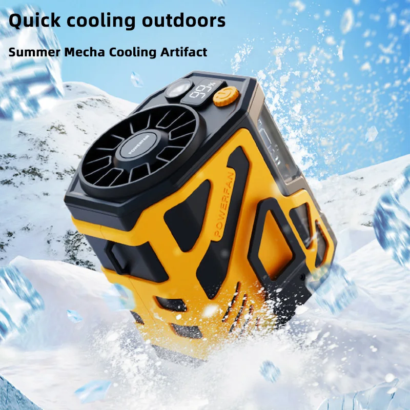 

Outdoor Waist Fan Portable Multif Korean Style Waist Fans Camping Fan Bladeless Mute Digital Display Mini Hanging Neck Fans 2024