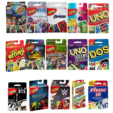 UNO Card Minecraft Solitaire Multiplayer Entertainment Kartenspiel Super Fun Eltern-Kind-Interaktion Puzzle Poker
