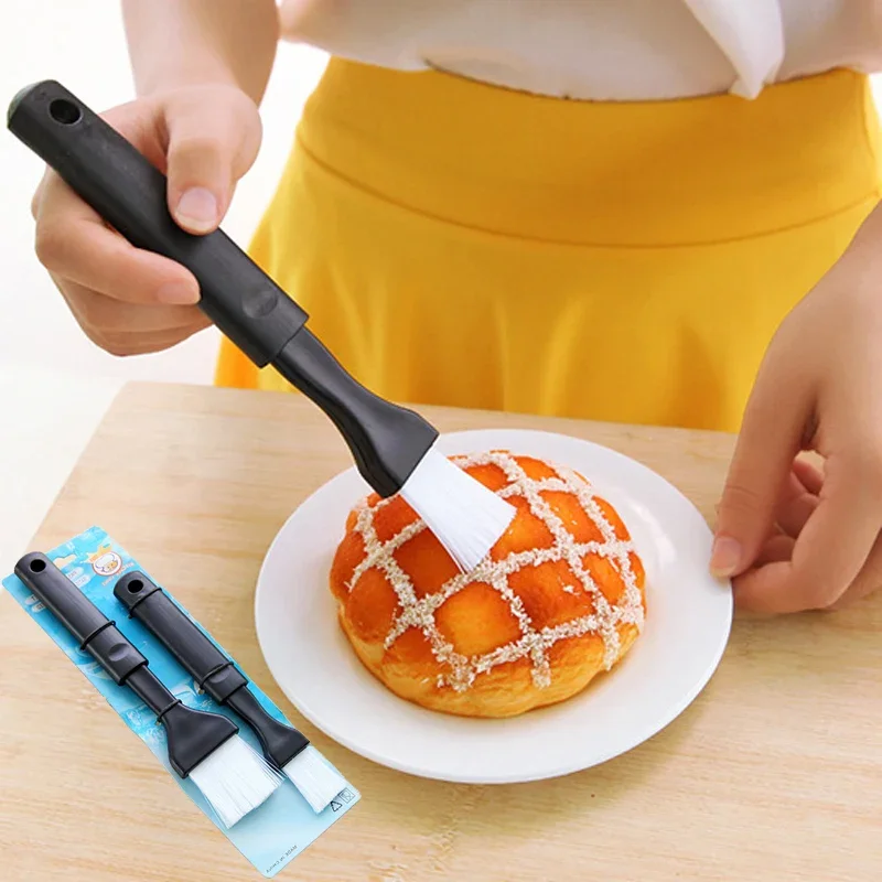 

2pcs/set Plastic BBQ Oil Brush Pastry Oil Brush Barbecue Baking Cooking Tool High Temperature Resistance Honey Brush For Kitchen