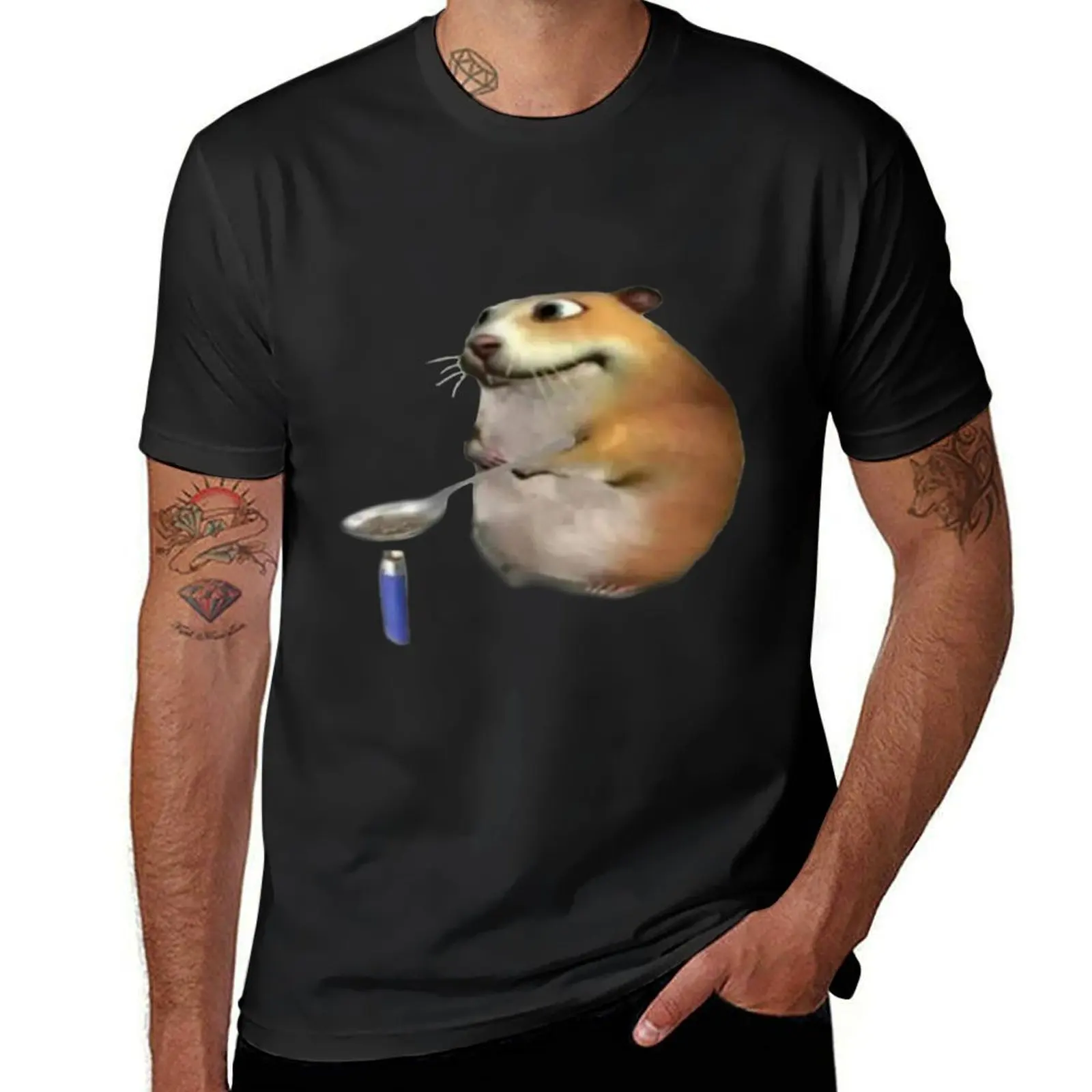 

crack hamster T-Shirt sweat cute clothes vintage sublime heavy weight t shirts for men