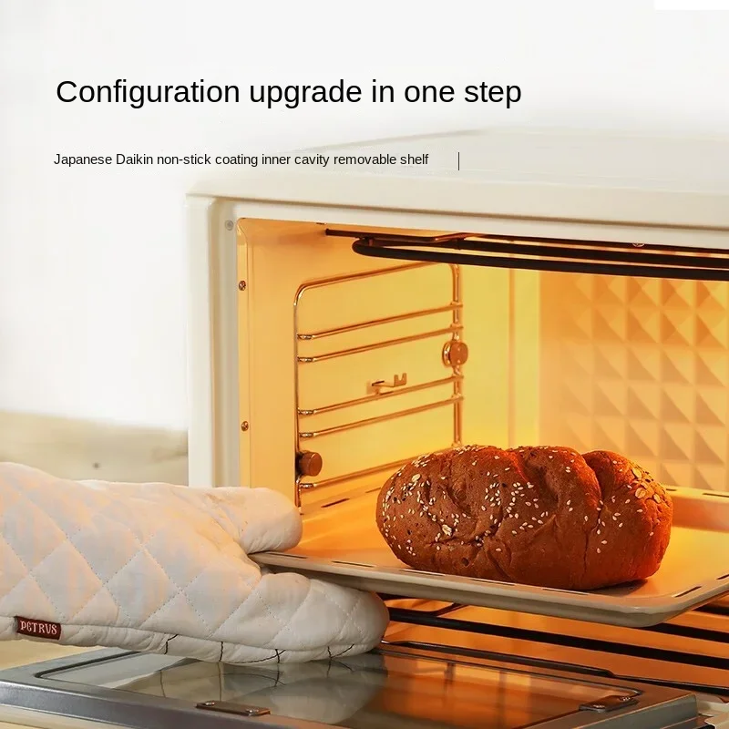 Electric Oven, Desktop Household Baking Multifunctional Fully Automati Large Capacity Intelligent Fermented Bread Cake 220V