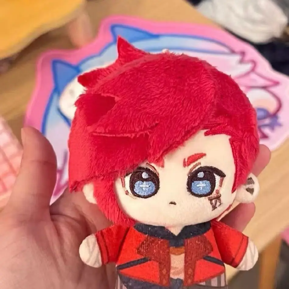 Neue Arcane Vi Caitlyn Baumwoll-Plüschpuppe 10cm Anime-Figur Stofftier Double City War Anhänger Deko-Plüschtier Geschenk für Kinder – Detail 5