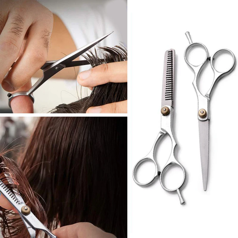 Professional Hair Scissors Barber Thinning Shear Hair Cutting Styling Tools Stainless Steel Salon Hairdressing Accessories