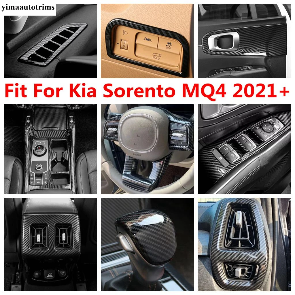 

Steering Wheel / Gear Shift Panel / Seat Adjust Button / Air AC Vent Cover Trim Accessories For Kia Sorento MQ4 2021 2022 2023
