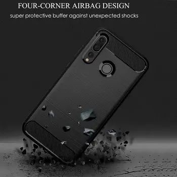 適用於華為 P40 Lite E P30 P Smart Plus Z 2019 2021 Mate 30 20 Pro 10 P50 P20 P30Lite 的磨砂碳纖維保護殼 8 最佳銷售 P20 Pro 手機殼 - №7