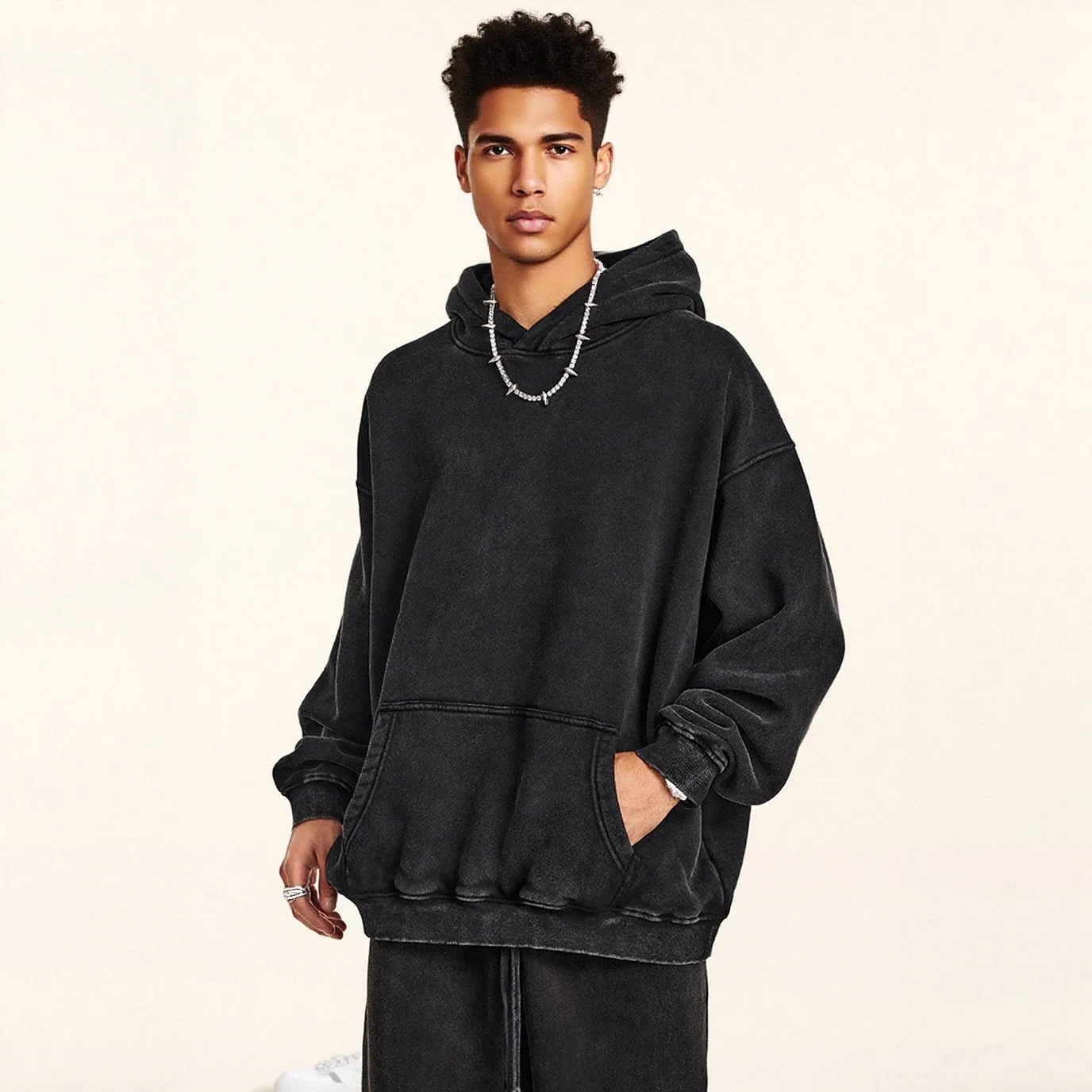 

Man Women Hoodies 2025 Autumn Winter New Vintage Style Long Sleeve Hoodie Unisex Sweatshirt Cotton Pullover
