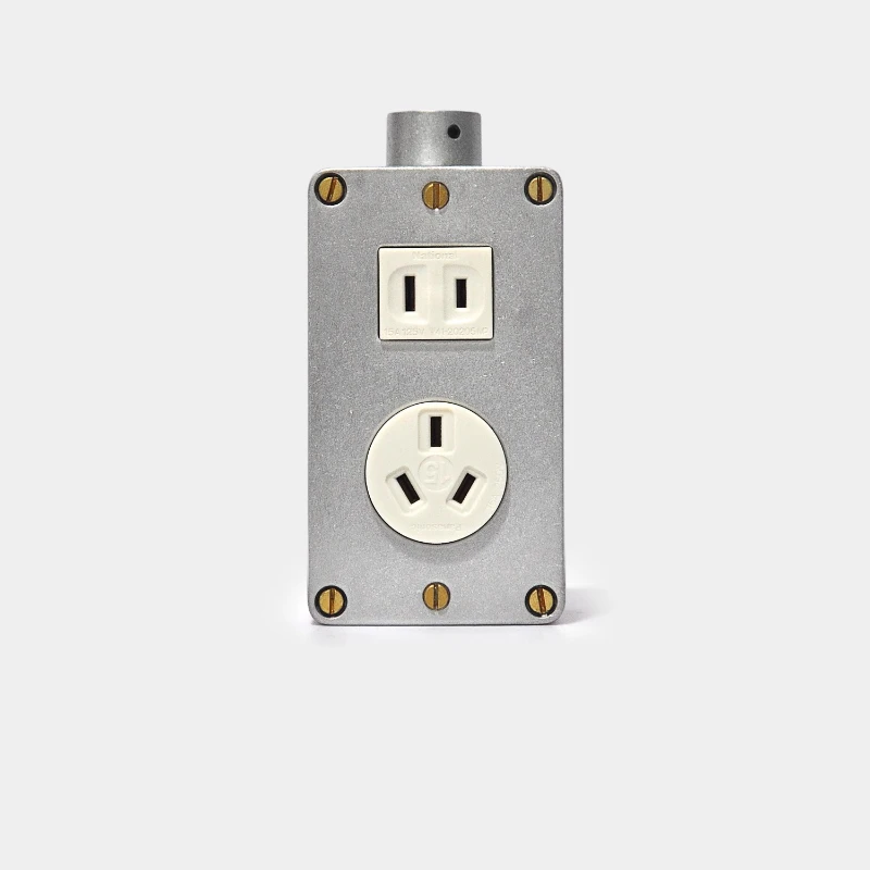

Aluminum surface socket/five-hole socket