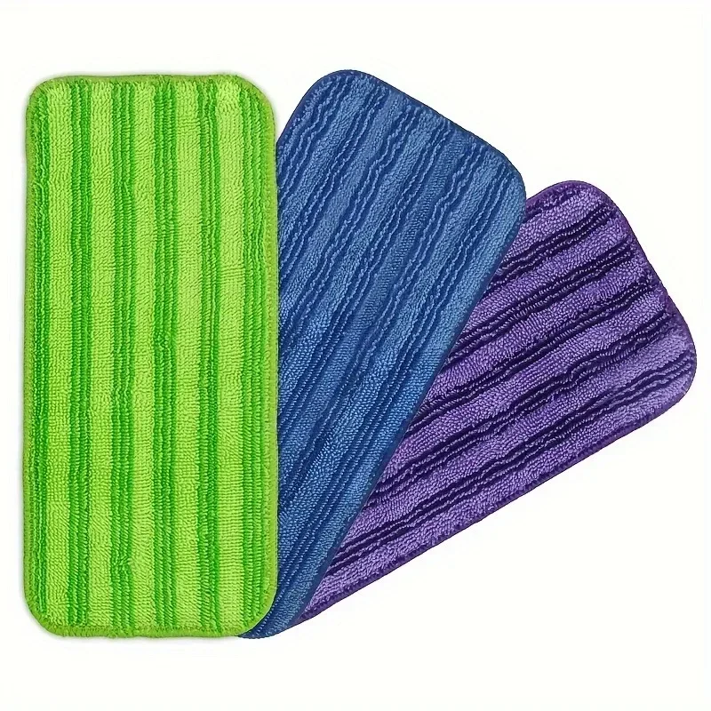 2pcs Ultra-Absorbent Microfiber Mop Pads for Swiffer Wet Jet - Reusable, Pet Hair & Dust Removal, Ideal for Dry & Wet Cleaning