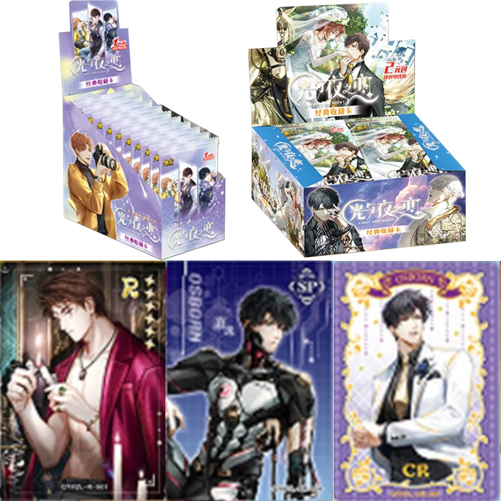 Light and Night Romance Card Lu Chen Xiao Yi Qi Sili Xia Mingxing Anime Games Peripheral Collection Card Toy Gift