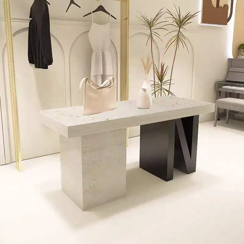 

xx-Custom Commercial Dining Room Furniture Elegant Modern Stone Marble Top Eco-Friendly Durable Storage^