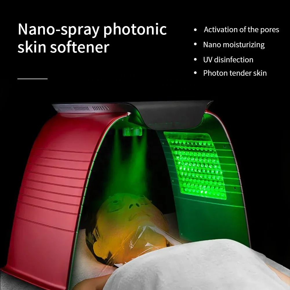 Care Products 8 Color Lamp Nano Steamer Pads Face  Be therapy light Led Face  led PDT red light therapy