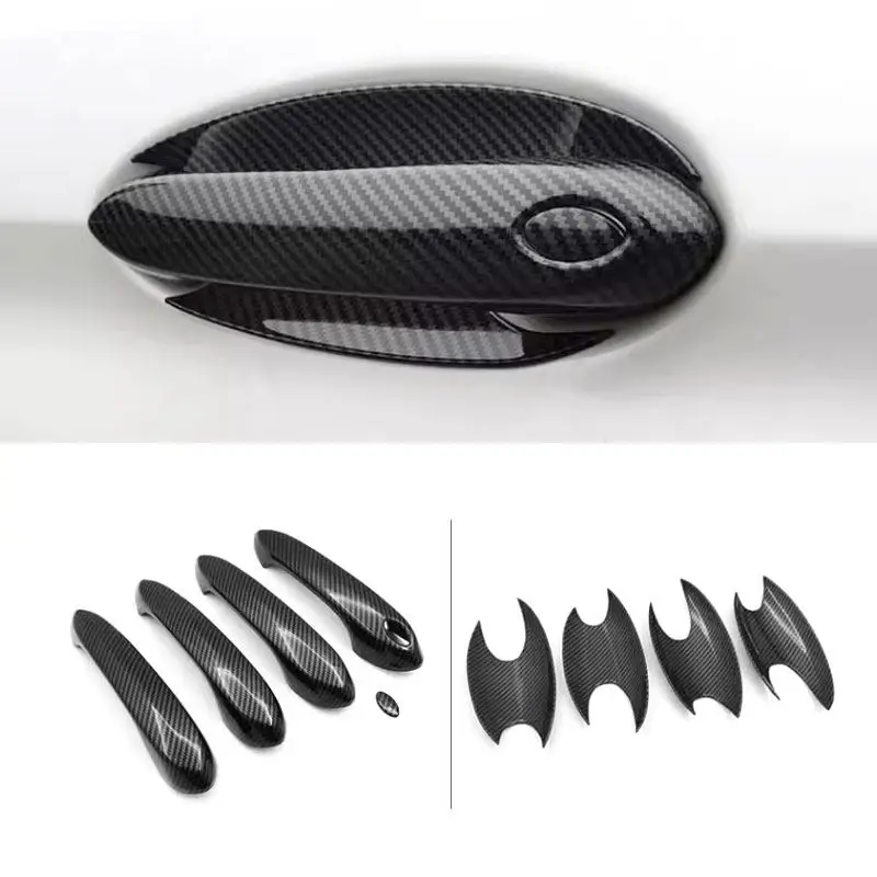4Pcs Abs Carbon Fib…