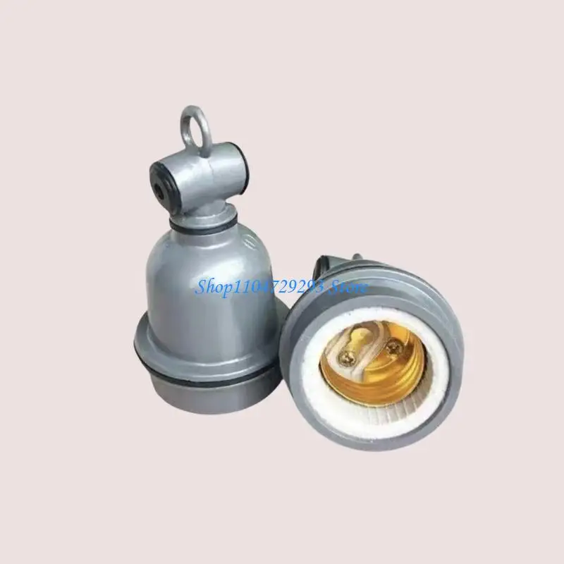 E27 Light Holder with Heat Resistant Ceramic Construction Socket Screw In for Diversed Applications Waterproof 
