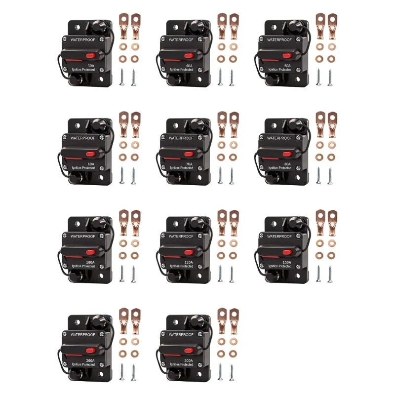 M76E 30A-300A Leistungsschalter mit manuellen Reset-Schaltern, Batterietrennschalter – Detail 1