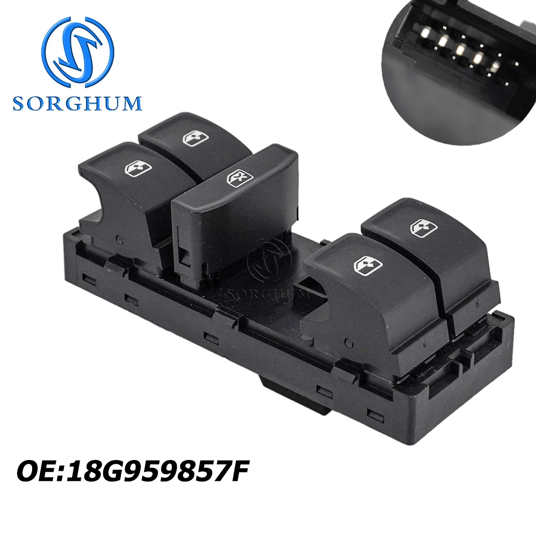 

SORGHUM Power Window Master Control Switch 18G959857F for VW Volkswagen Bora Lavida Audi 18G 959 857 F Car Spare Accessories