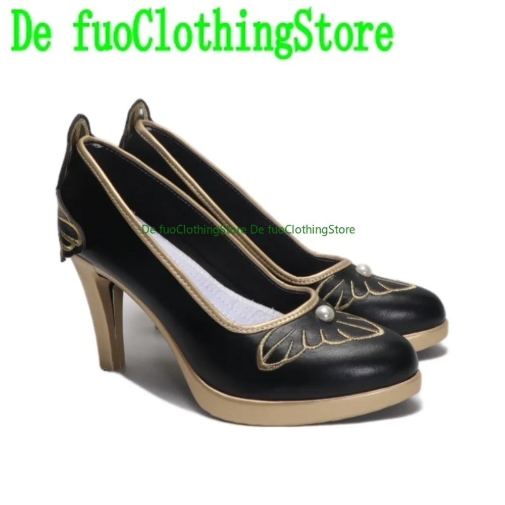 

DefuoClothing Honkai Star Rail Tingyun Обувь для косплея Сапоги с дизайном персонажей Хэллоуин Карнавальные костюмы для вечеринок Аксессуары Обувь