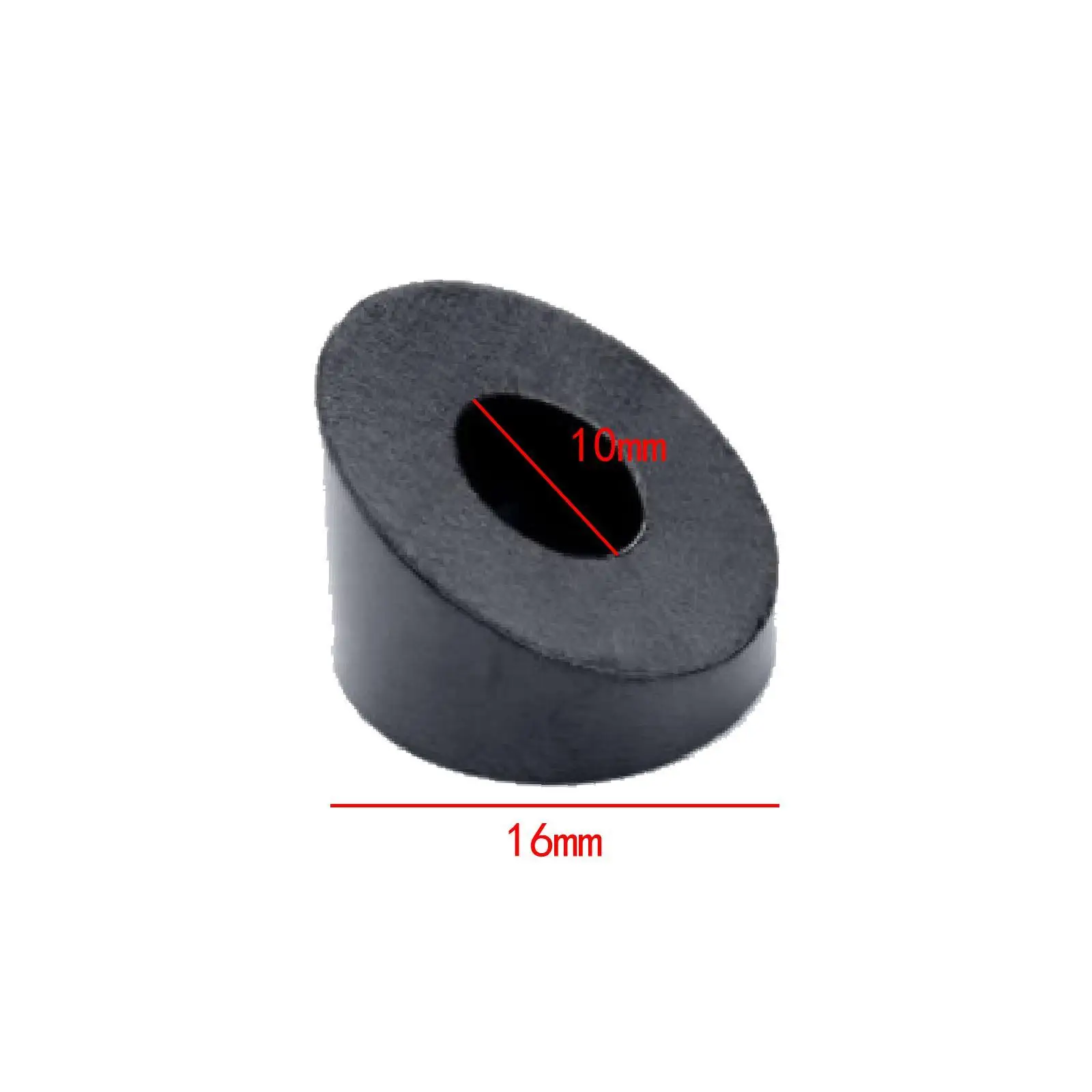 

6x 1/4 inch 30 Degree Beveled Washers, Stainless Steel Angled Washers
