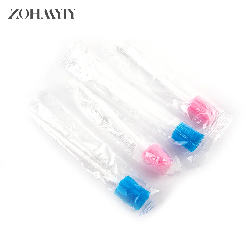 10 pz/set tamponi Spong monouso per l'igiene orale tamponi dentali sterili non aromatizzati tamponi per tamponi dentali sterili