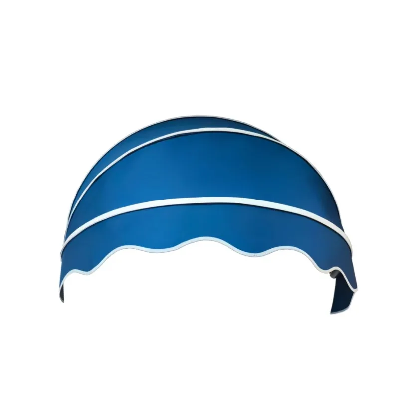 Modern Retractable Awning Manual Operation Aluminum Alloy PU Coated Polyester Cloth Waterproof UV Protection Fast Delivery