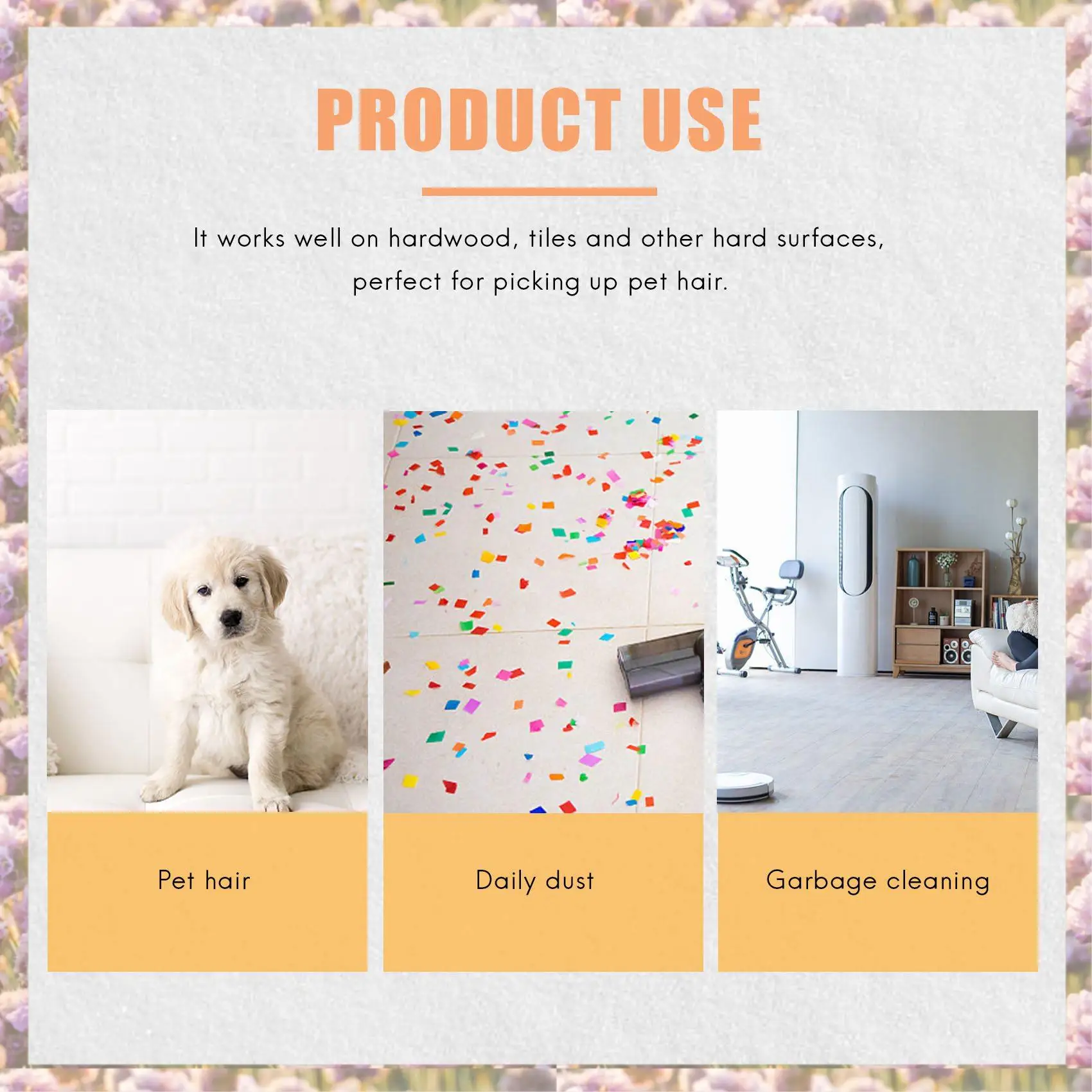 -FTGT 8-teilige Ersatz-Seitenbürsten für Coredy R300 R550(R500+) R650 R700 R3500, GOOVI 1600PA, Bagotte BG600, Imartine 1600PA