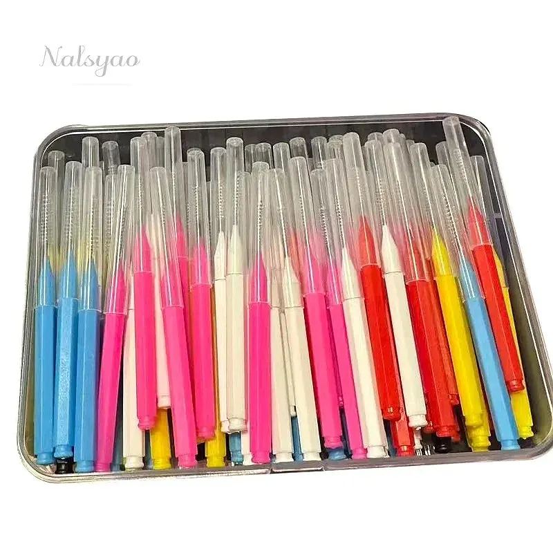 100Pcs Travel Case Teeth Cleaning Health Care Tooth Cleaners Orthodontic Dental Tools