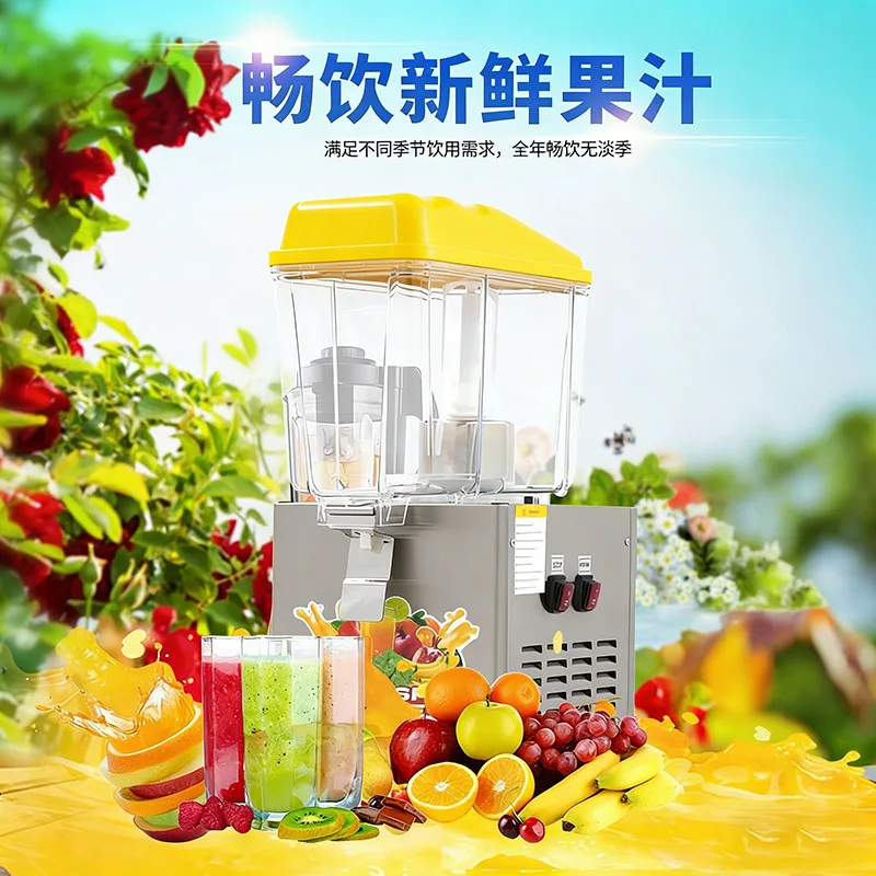 Commercial Cold Drink Juice Dispenser 4 Tank Drinking Juice Dispenser Juice Cooler for Drink Shop deposit view 6