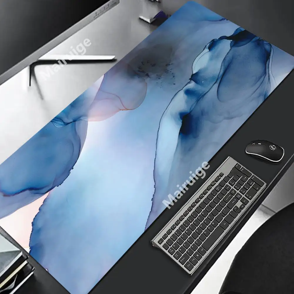 Alas Mouse Komputer Baru XXL Alas Mouse Alas Mouse Alas Mouse Mode Marmer Gamer Karpet Kantor Lembut Alas Meja Alas Mouse Desktop