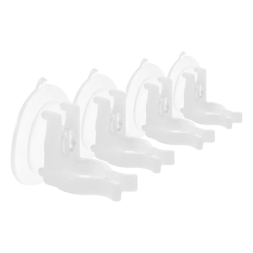 

4pcs Electric Suction Cups Window Holder Clamps For Christmas Lights Tall Candlestick Clip On Pvc Secure Hold