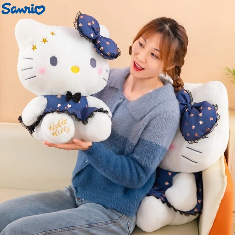 

30/40/55 см большой размер Hello Kitty плюшевые игрушки мультфильм аниме Peluche Kawaii удобная мягкая кукла детская игрушка мягкие игрушки подарки
