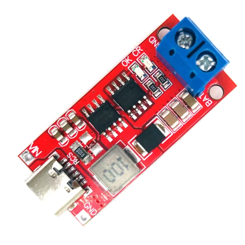 Type-C 2S Boost Module Polymer Lithium Ion Battery Charging Module 18650 Lithium Battery Charging Board