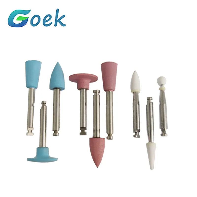 9pcs/set Dental Composite Polishing Kits Used for Low-speed Kit Profile Light Curing Resin Polishing Set Dentistry Tool