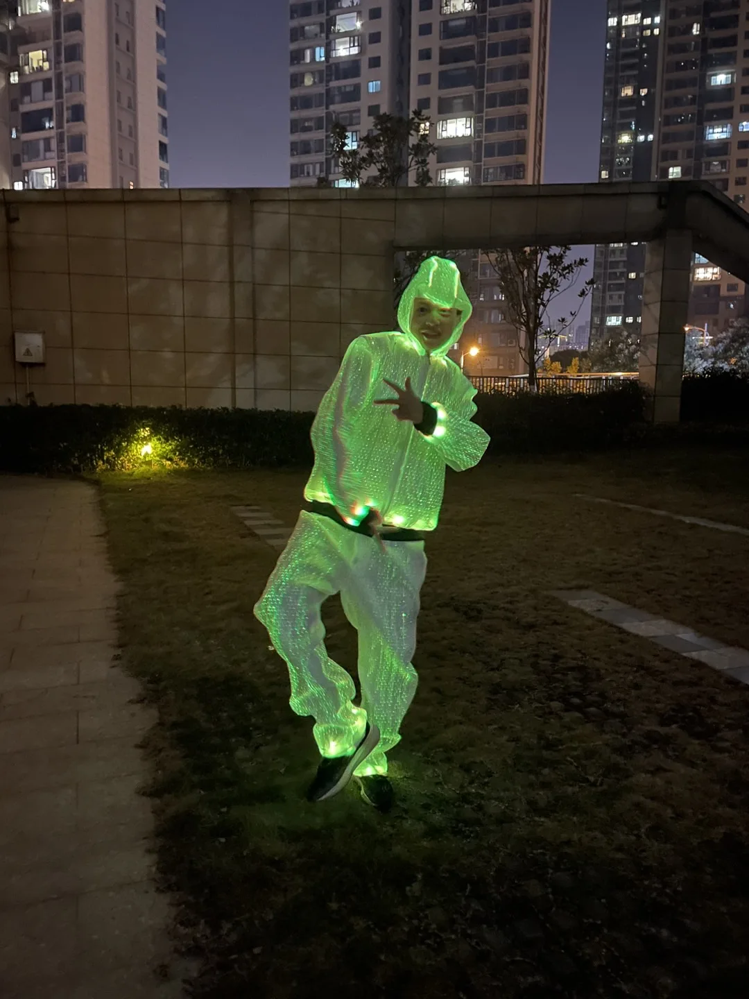 Optic Fiber Costume Luminous Clothing LED Tron Suit For Stage Performance Celebration Dancing Entertainmnet Events