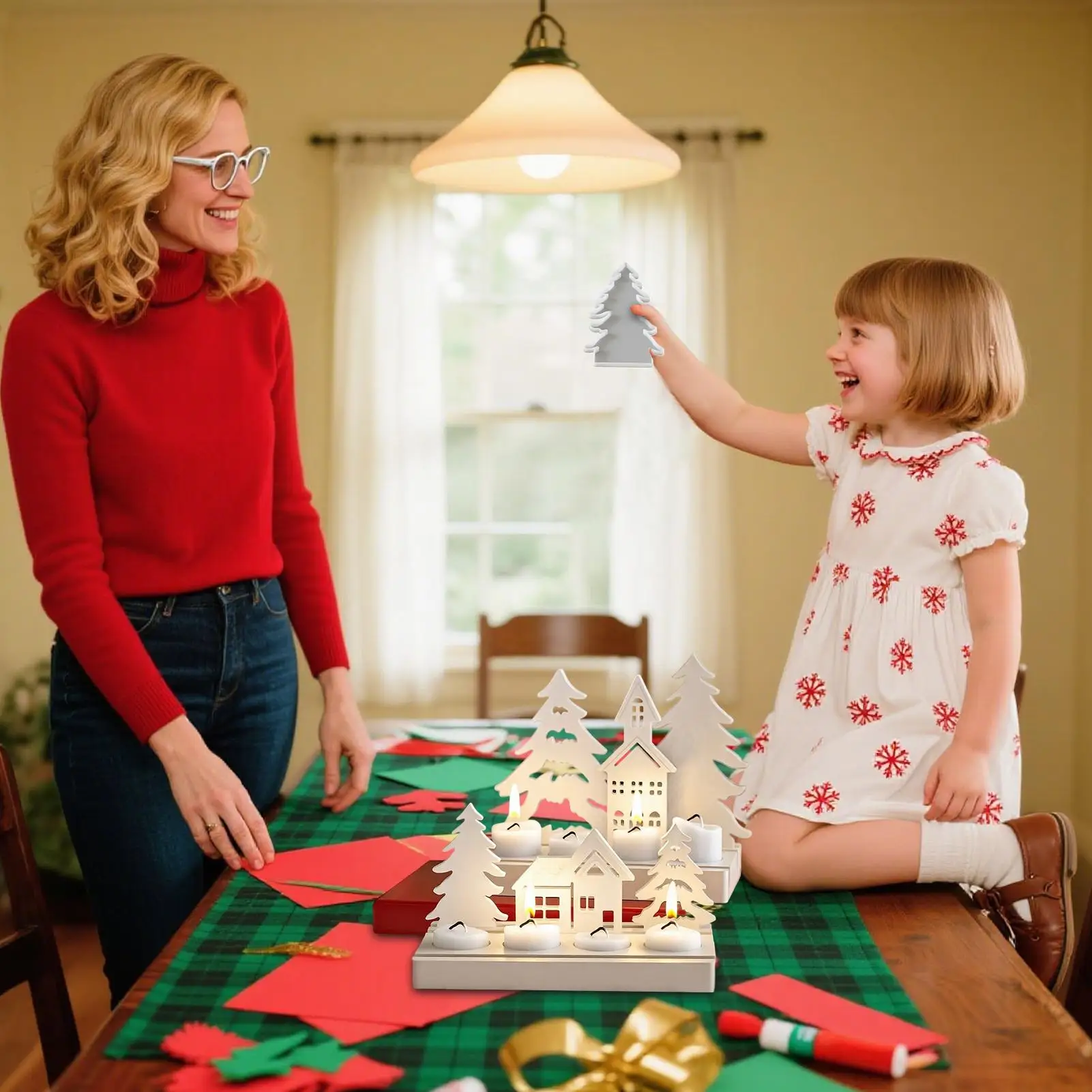 

Подсвечник, силиконовая форма, дом для рождественской елки, гипсовая форма, силиконовая форма для литья, легкосъемные инструменты для рукоделия для дома