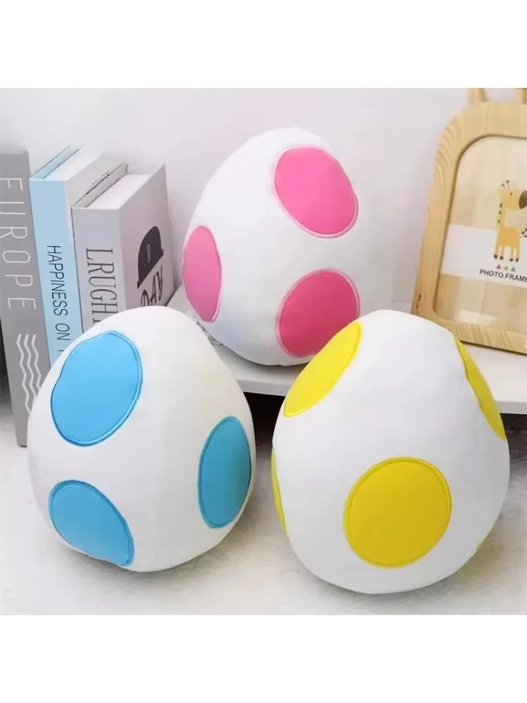 4 Farben Yoshi-Ei Plüschpuppe Niedliche Anime-Figur Gefüllte Tierspielzeuge Kissen Auto-Accessoires Geburtstagsgeschenke