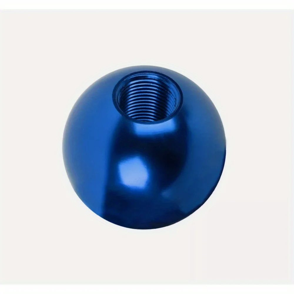 MUGEN Aluminum Blue Round Ball Manual Gear Stick Shift Knob Shifter Universal