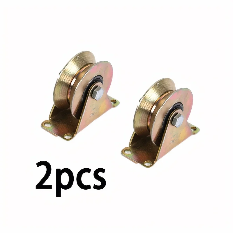 2Pcs V-Förmigen Schiene Pulley Rillen Roller Für Schiebetür 32mm V-Förmigen Guide Drähte Kabel track Pulley Traktion Rad Hardware