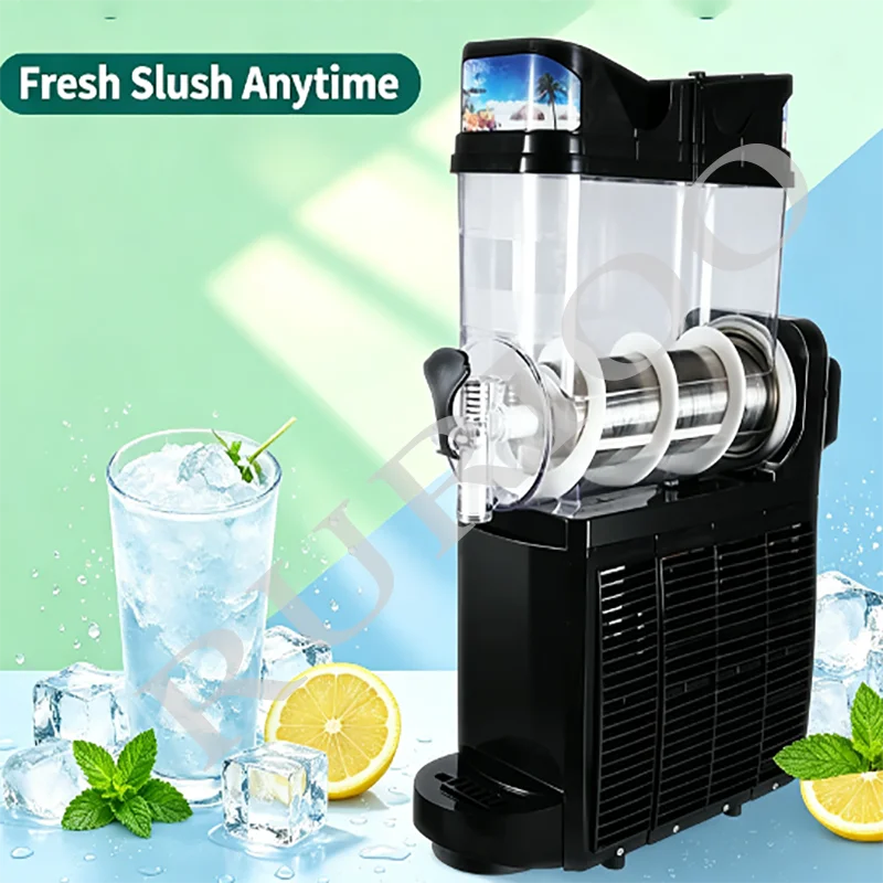 15L*1 Commercial Countertop Single Bowls Tanks Cold Beverage Juice Ice Slush Slushy Machine for Restaurant