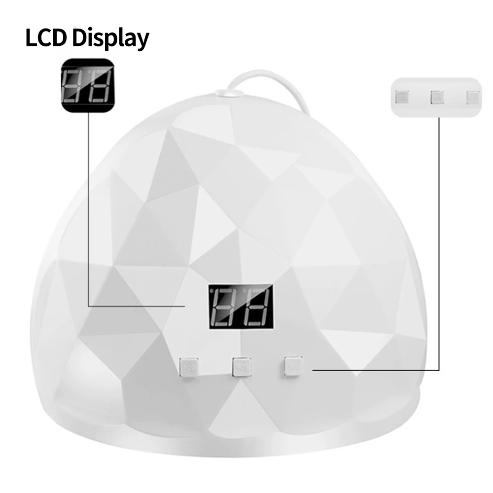 Nail Dryer Lamp UV Light For Nails Eyes Protection UV Lamp for Gel Nails Gel Nail Polish Curing Dryer Home Salon Tool