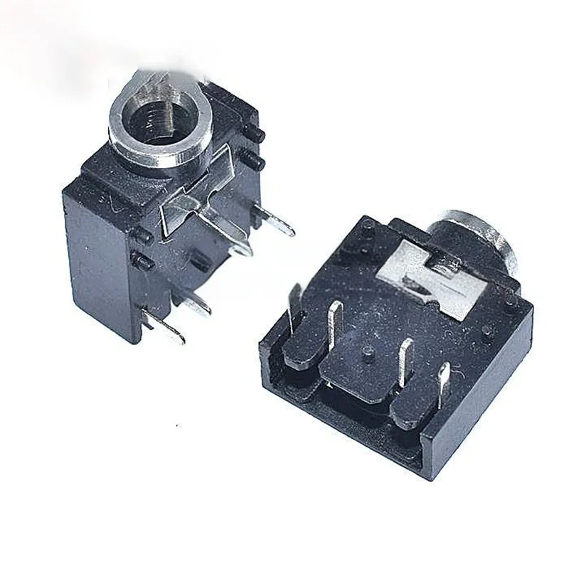 20/50PCS 3F07 Stereo Audio Jack, 3.5mm 5-Pin Dual Channel Headphone Jack