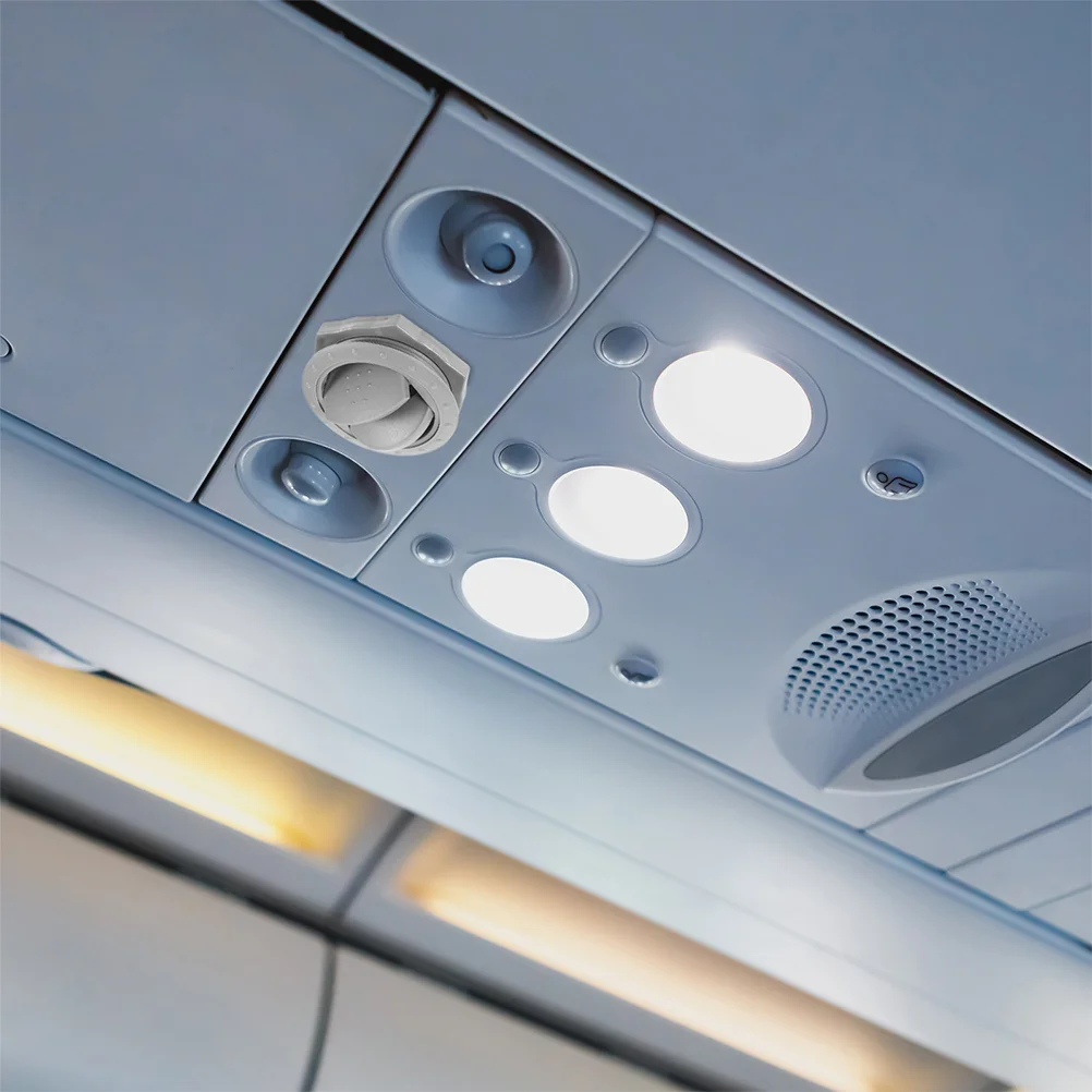 

2 Pcs RV Air Conditioning Outlet Duct Vent Cover Round Window Blinds Bus Ac Vents Ceiling Adjustable Covers Plastic