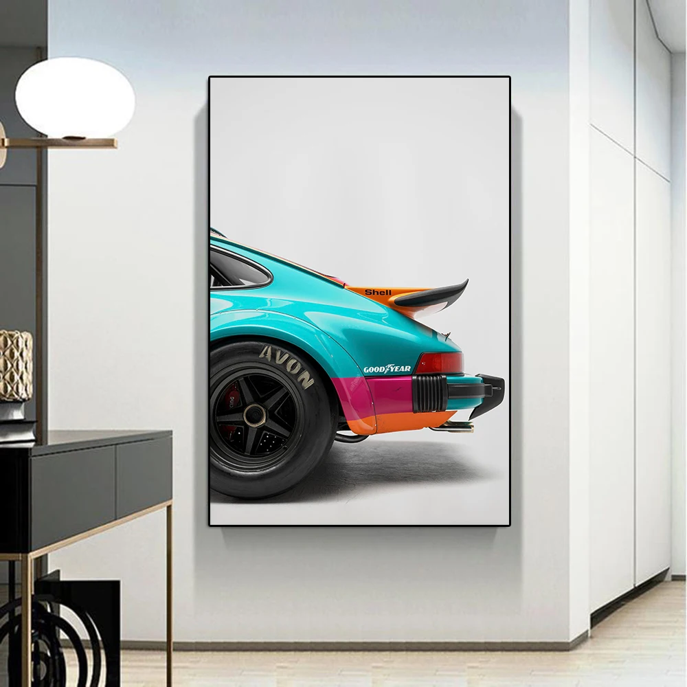 Minimalist Art Poster Print Luxury Racing Wall Art Canvas Painting Vintage Sports Car Living Room Home Decoration