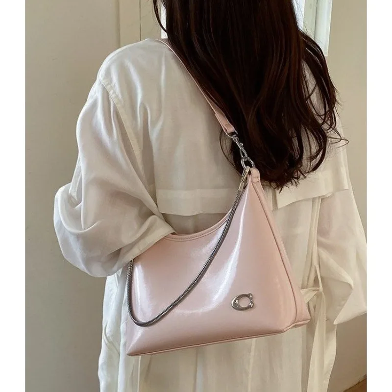 

High-End Minimalist Diaper Bag Trendy Letter Logo Crossbody Purse Casual Solid Color Ladies Shoulder Bag For Shopping