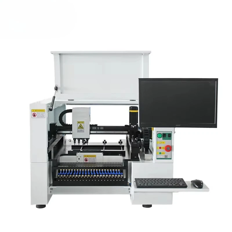 Desktop Assembly SMD IC Chip Mounter Stock in  SMT Assembly Machine SMT380 Pick and Place Machine